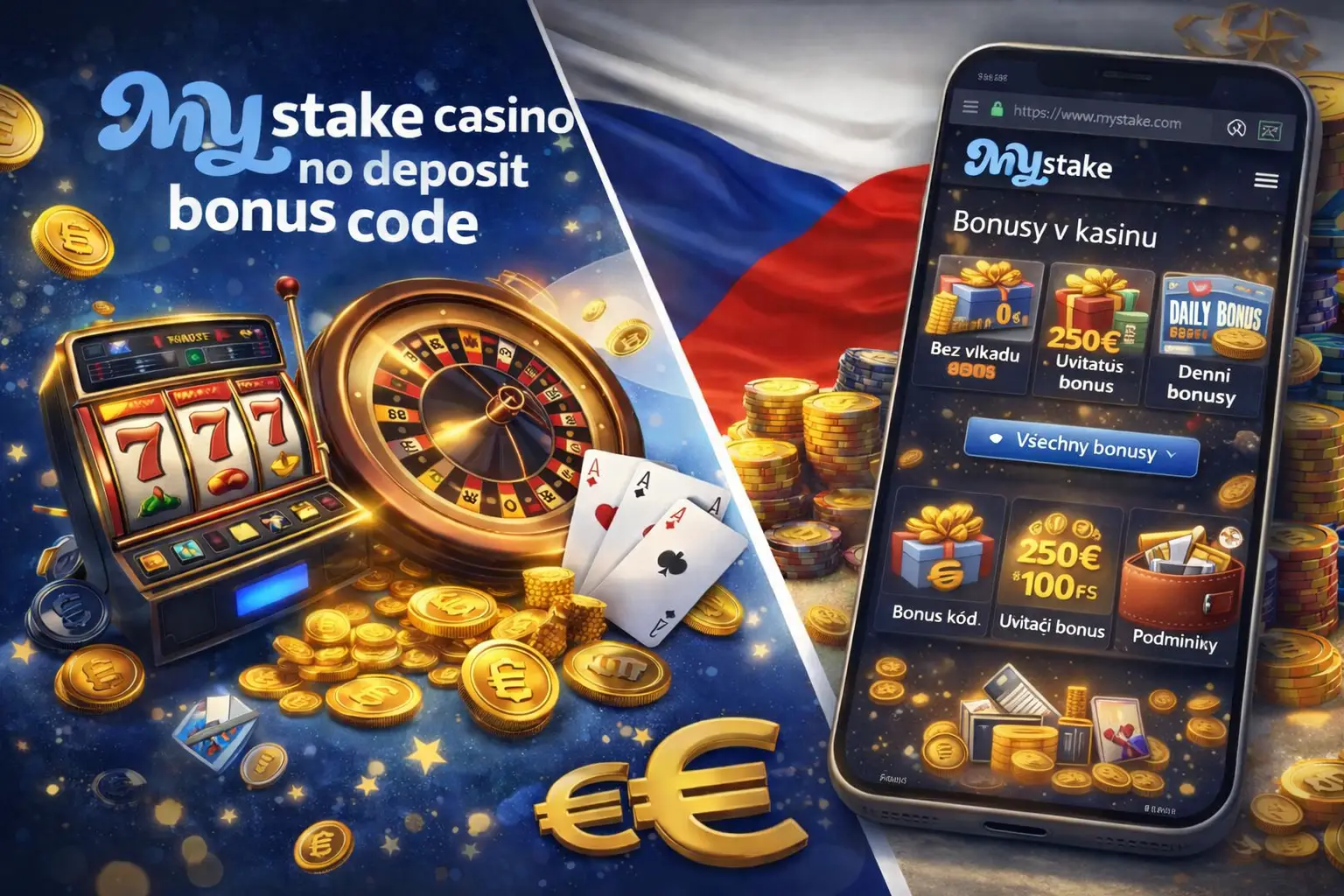 Mystake no deposit bonus: Existuje v Česku?