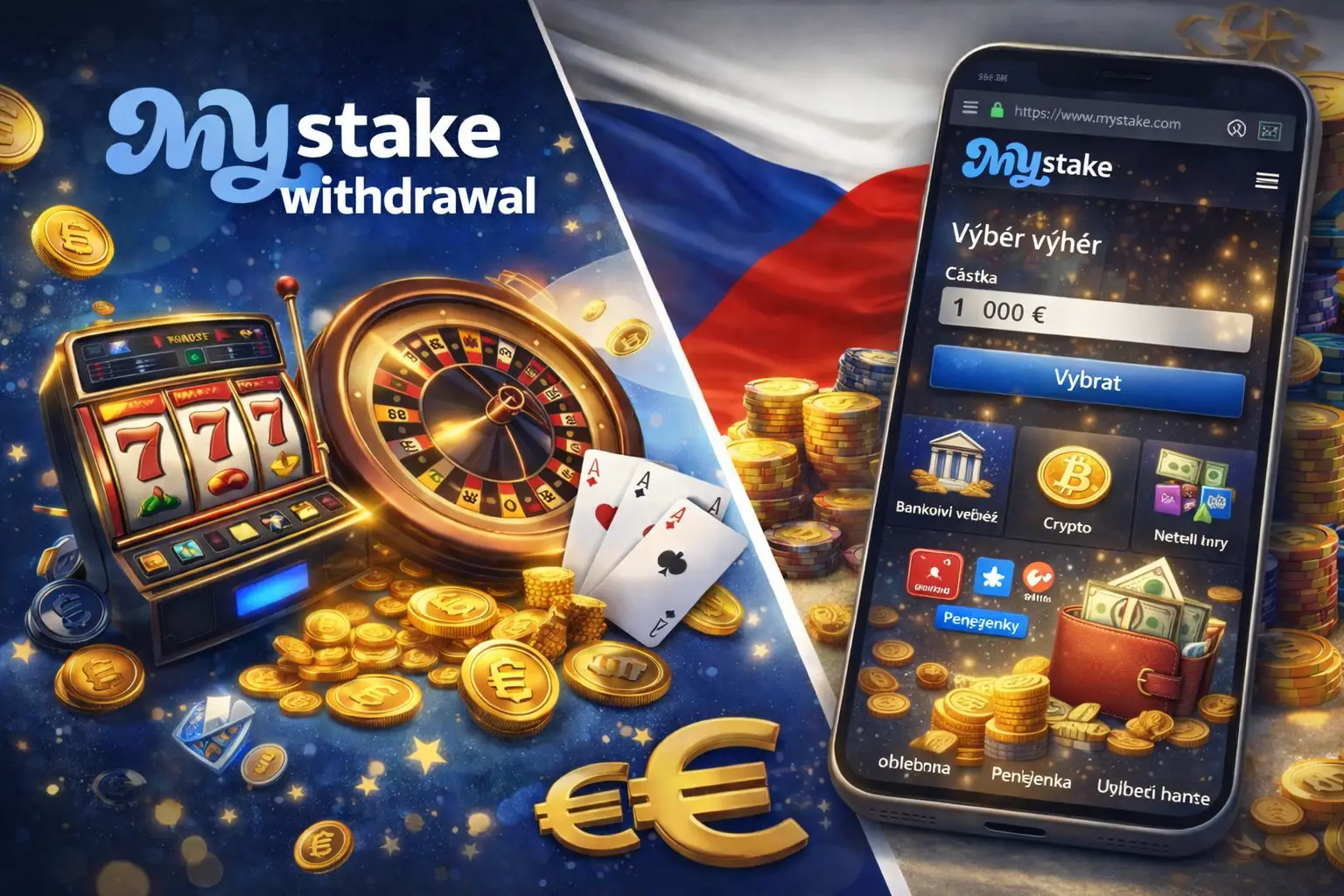 Mystake withdrawal: jak vybrat peníze
